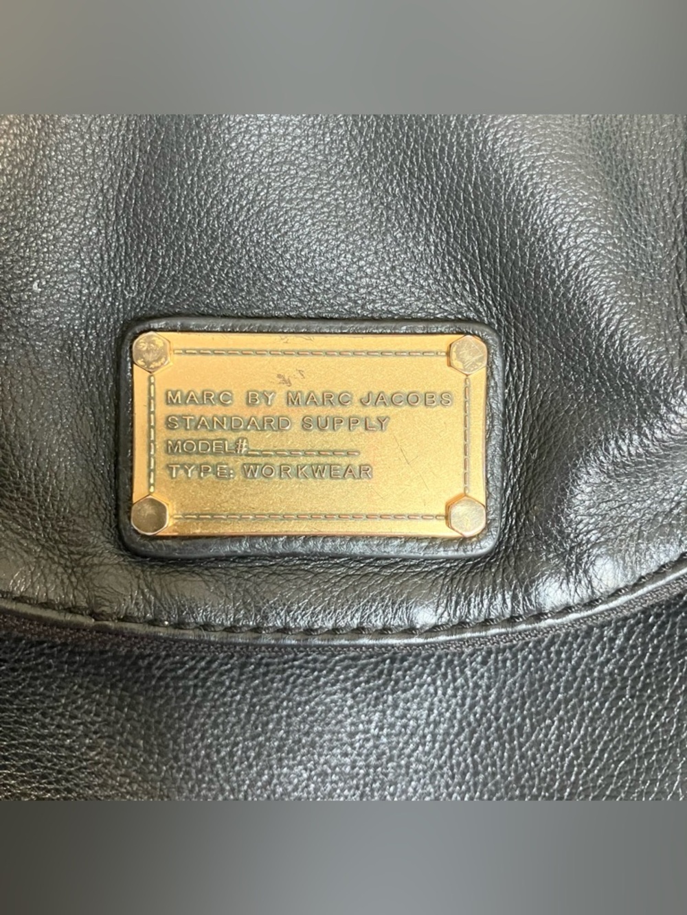 MARC by‎ MARC JACOBS Natasha Classic Q Leather Crossbody Black Y2K Purse - Picture 12 of 12